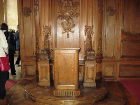 Inside Men's Abbey in Caen