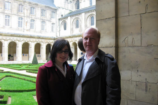 Courtyard Inside Men's Abbey in Caen