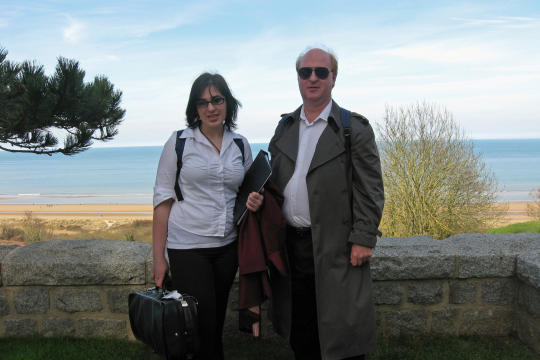 Omaha Beach near American Cemetery in Coleville