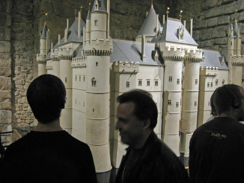 Under Louvre in Paris